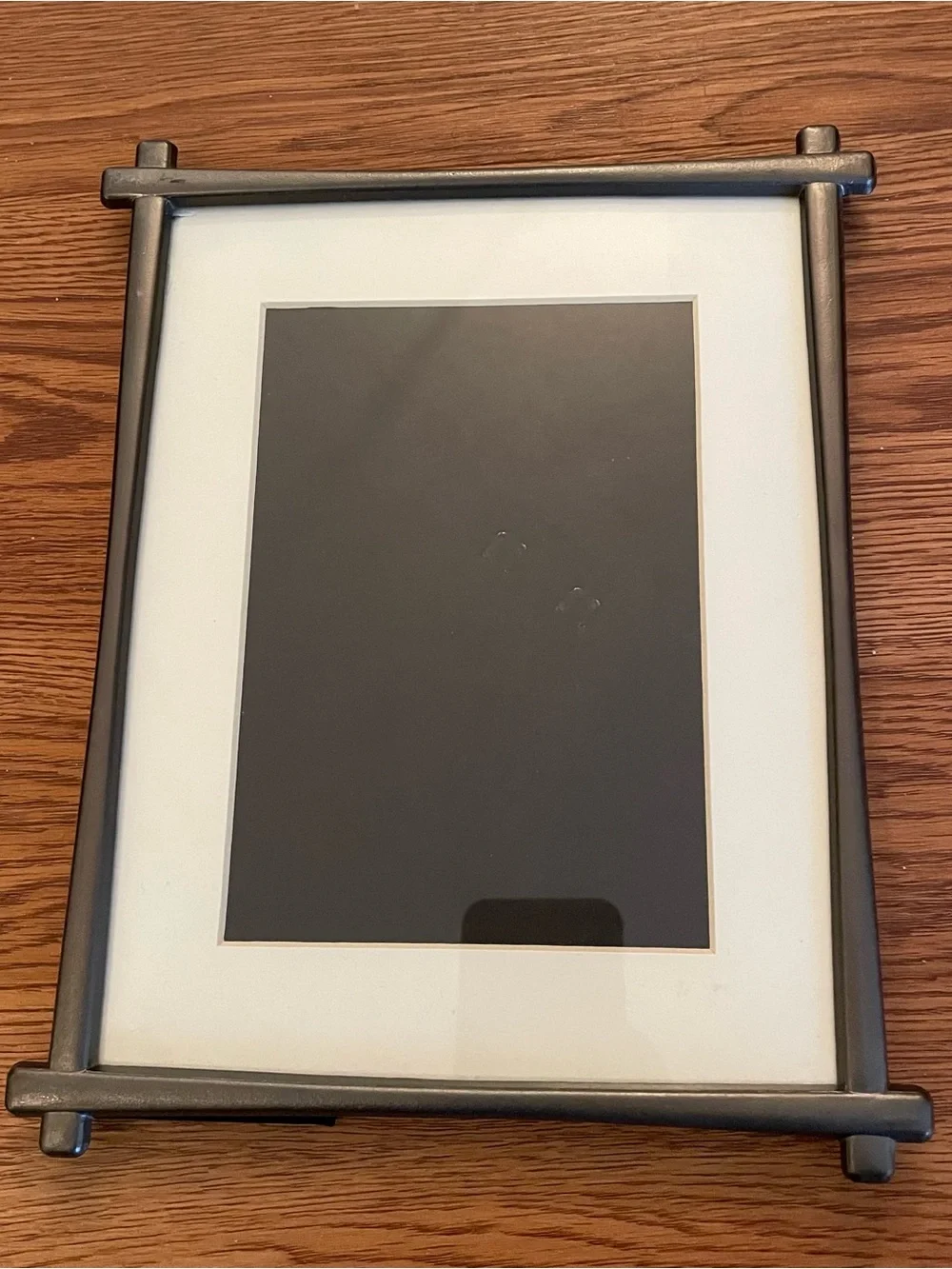 5 X‎ 7 Fetco Photo  Frame Gunmetal Finish Matted